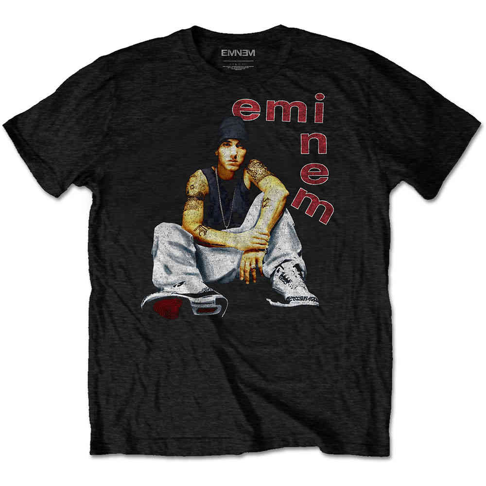 Eminem - Letters Heren Tshirt - Zwart